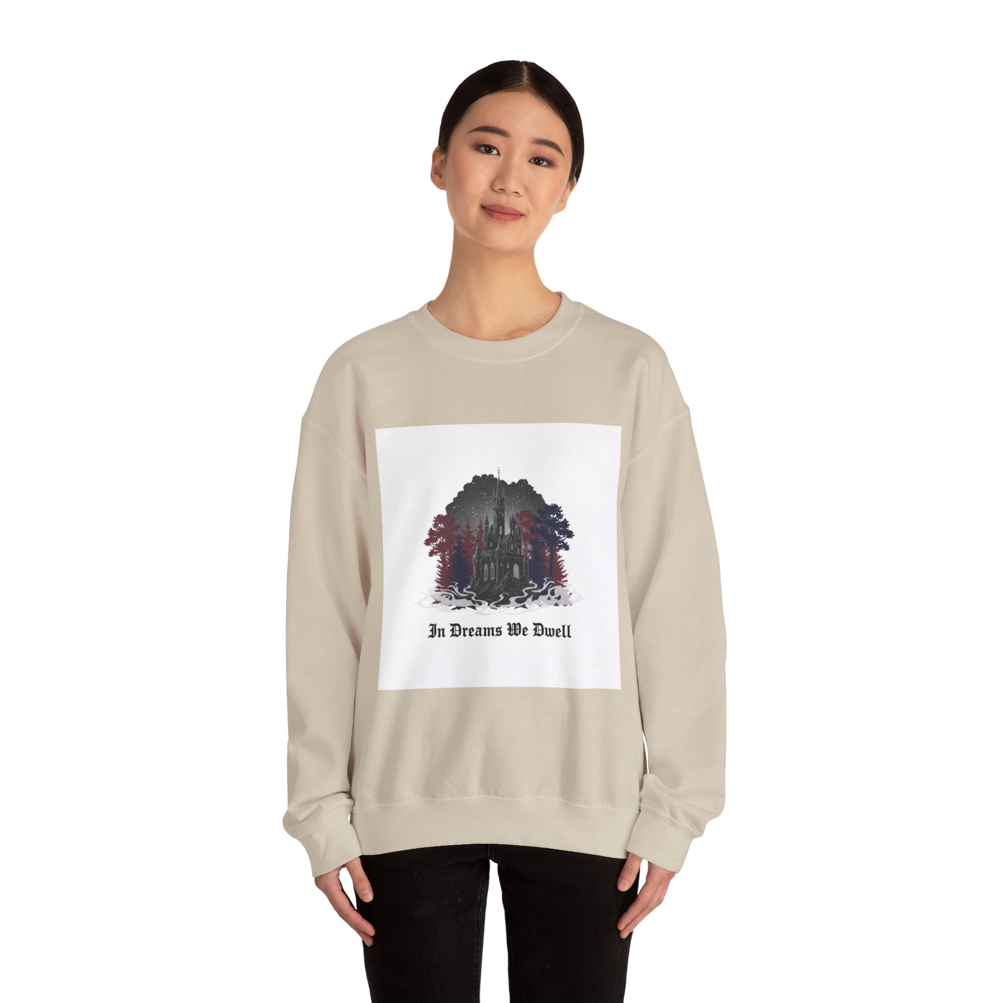 In Dreams We Dwell Crewneck Sweatshirt | Castlecore, Dark Academia