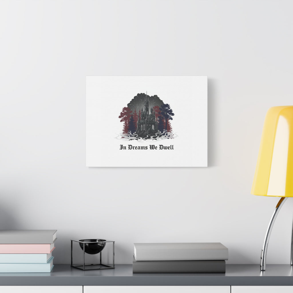 In Dreams We Dwell Castle Art, Matte Canvas | Castlecore, Gothic Wall Art
