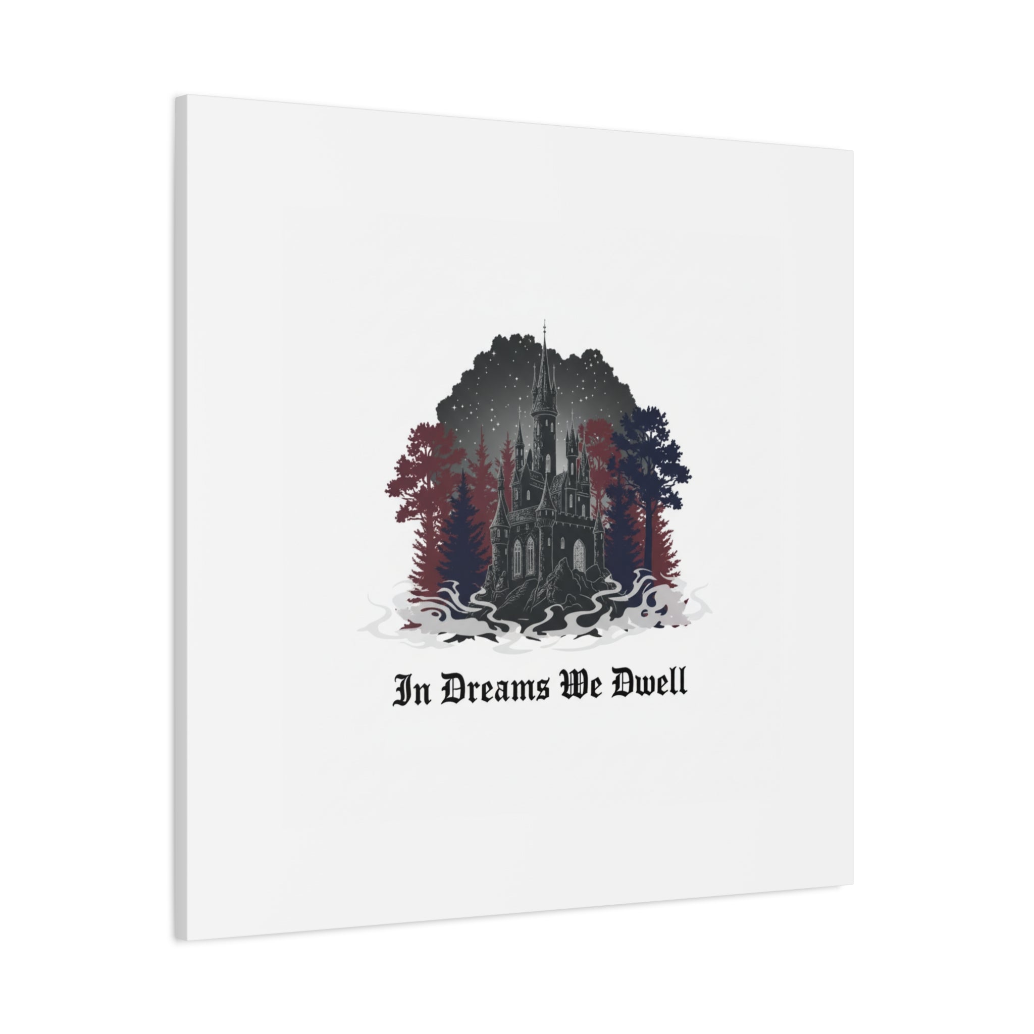 In Dreams We Dwell Castle Art, Matte Canvas | Castlecore, Gothic Wall Art