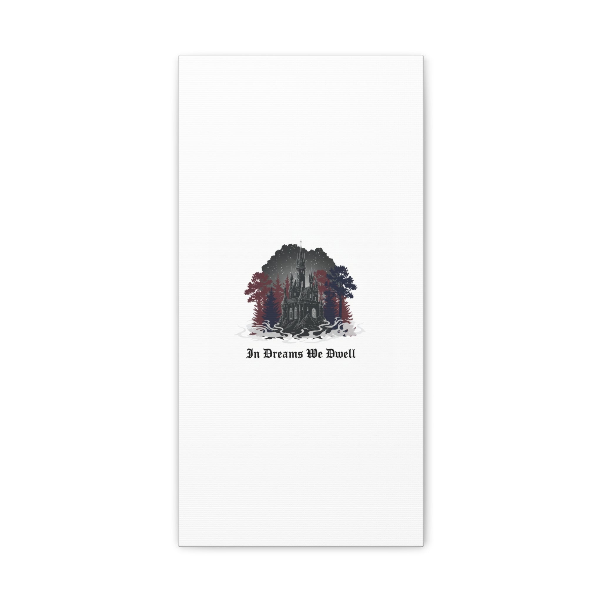 In Dreams We Dwell Castle Art, Matte Canvas | Castlecore, Gothic Wall Art