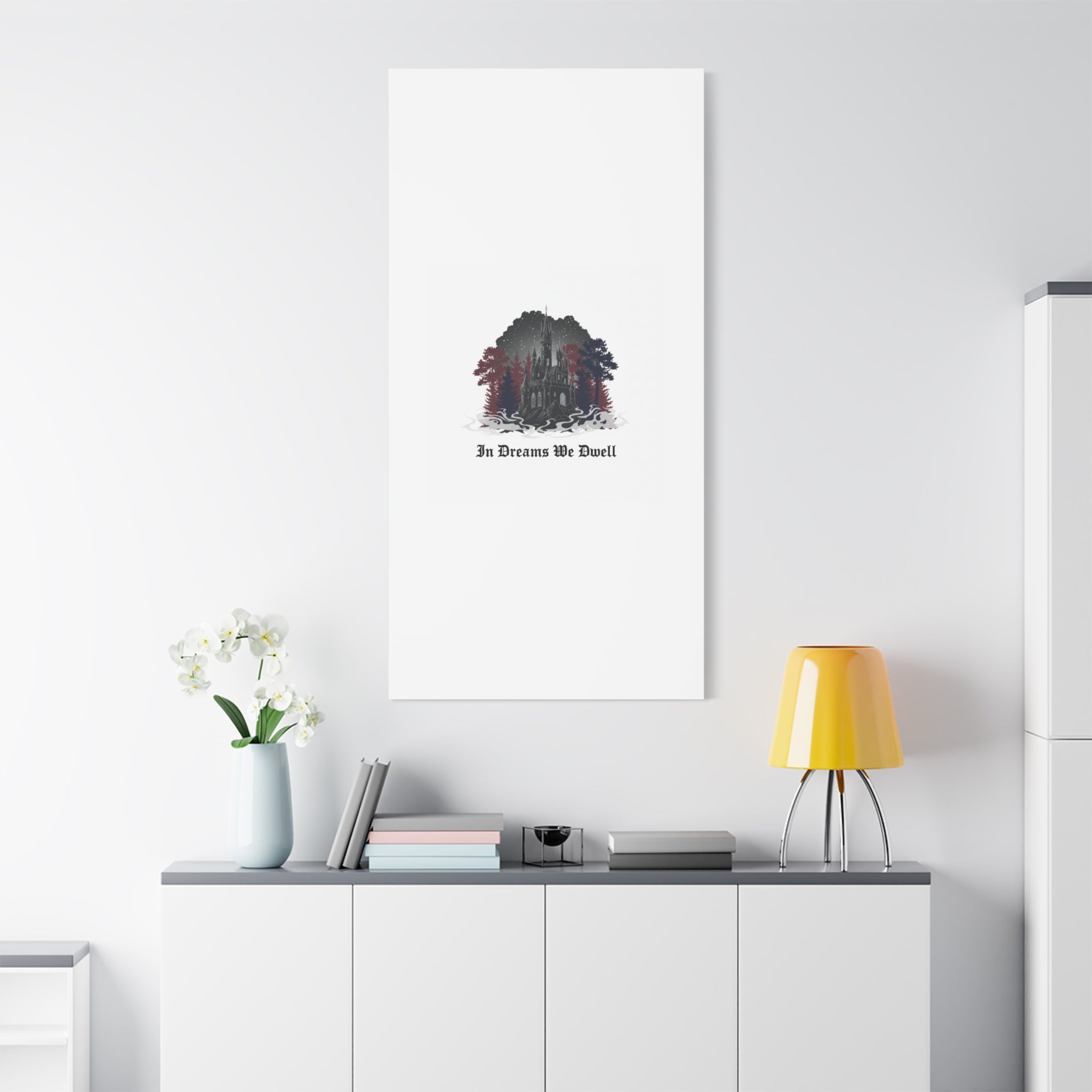 In Dreams We Dwell Castle Art, Matte Canvas | Castlecore, Gothic Wall Art