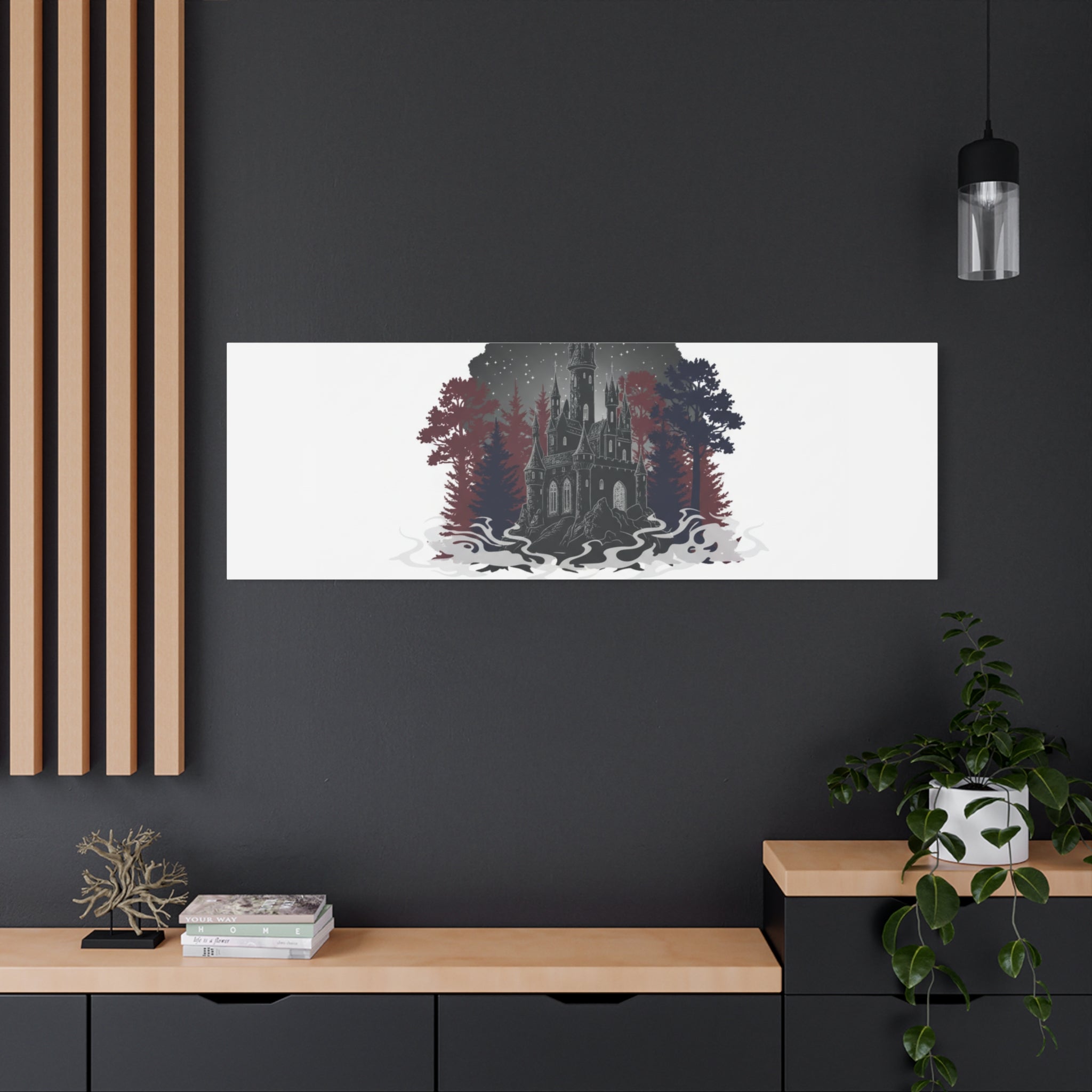 In Dreams We Dwell Castle Art, Matte Canvas | Castlecore, Gothic Wall Art