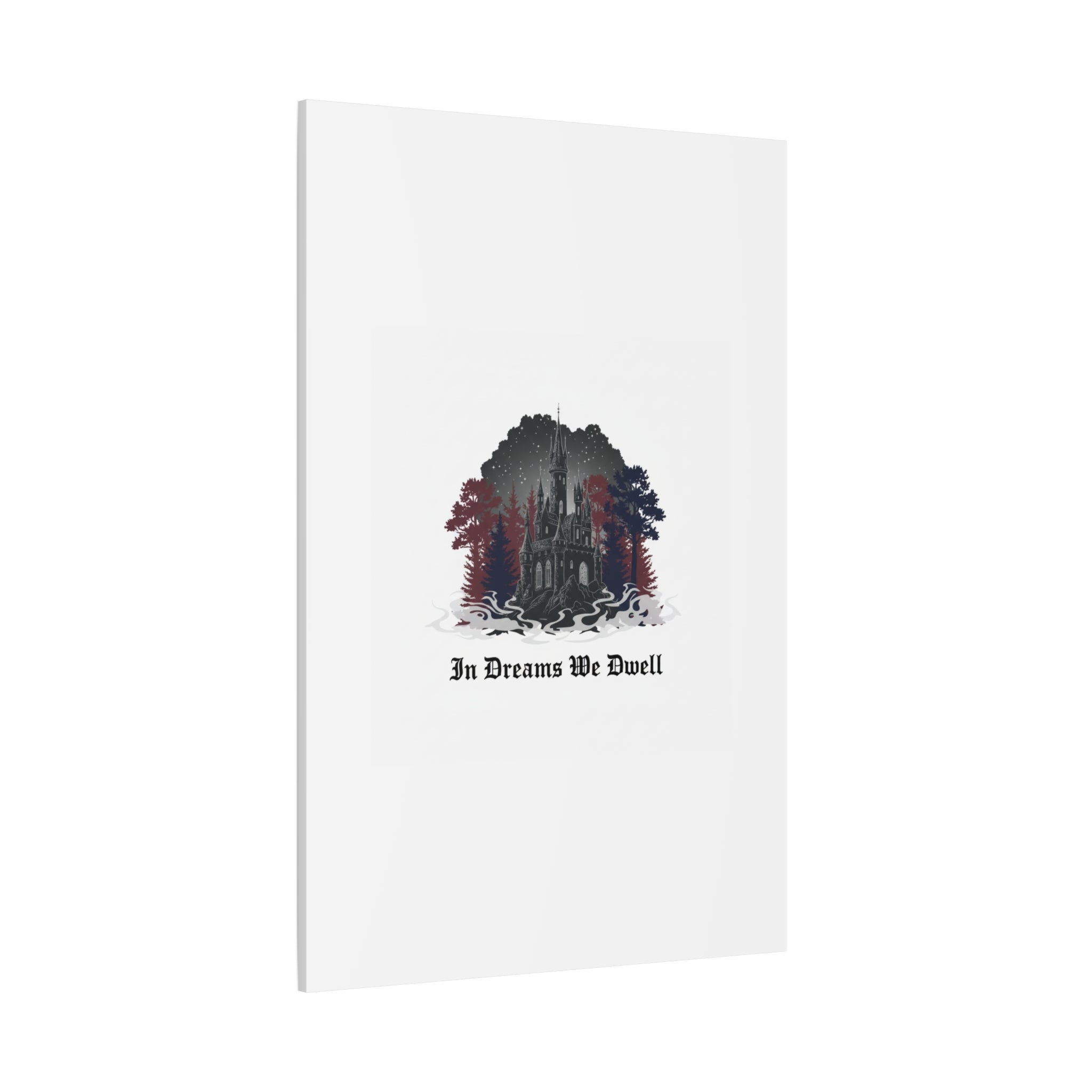 In Dreams We Dwell Castle Art, Matte Canvas | Castlecore, Gothic Wall Art