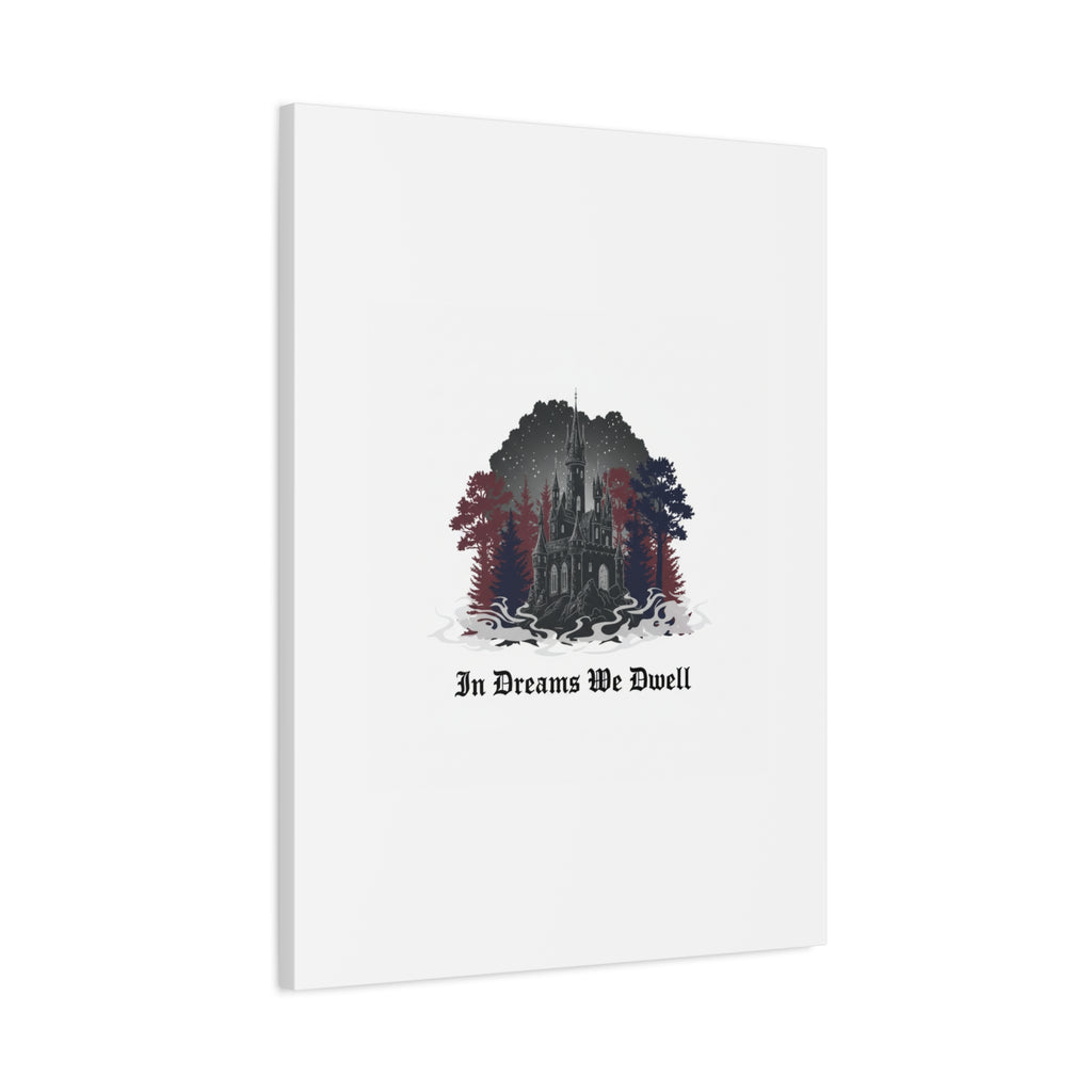 In Dreams We Dwell Castle Art, Matte Canvas | Castlecore, Gothic Wall Art