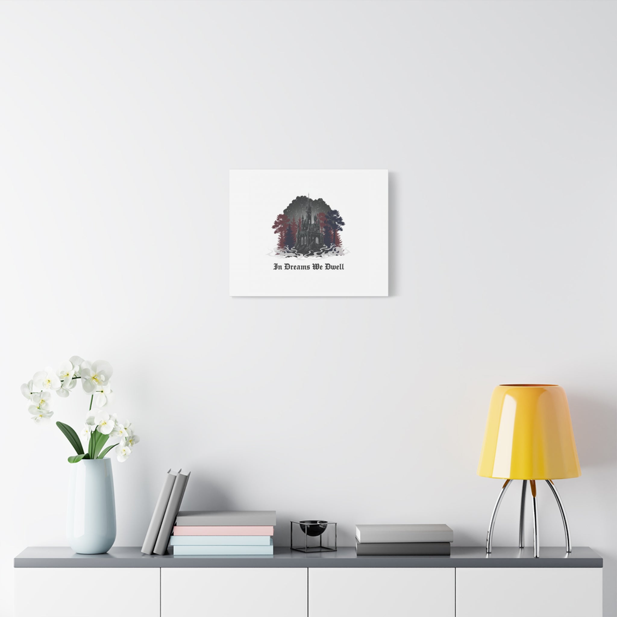 In Dreams We Dwell Castle Art, Matte Canvas | Castlecore, Gothic Wall Art