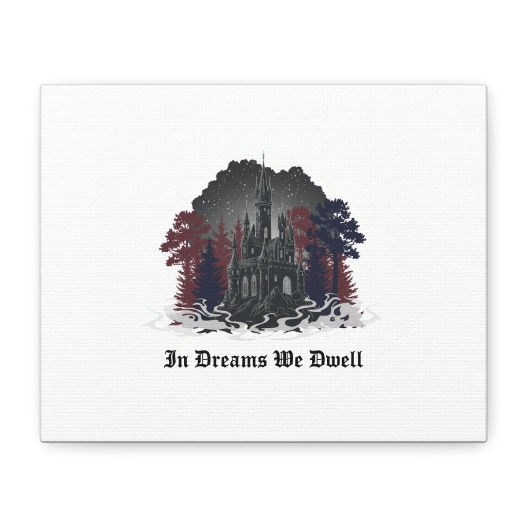 In Dreams We Dwell Castle Art, Matte Canvas | Castlecore, Gothic Wall Art