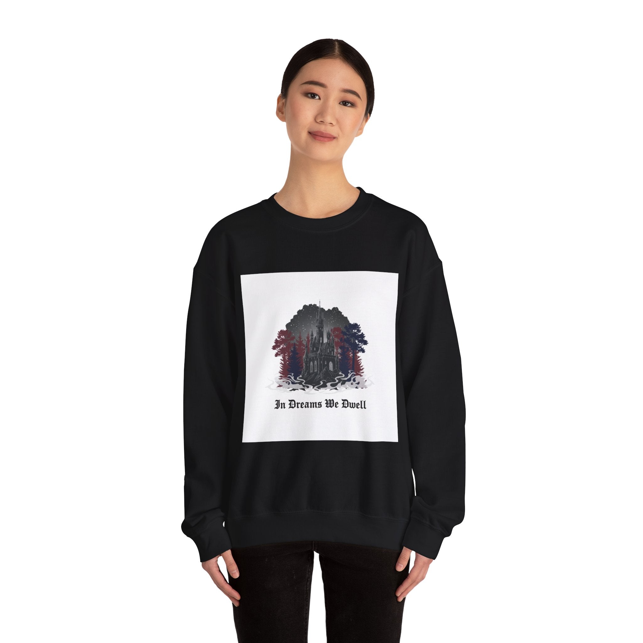 In Dreams We Dwell Crewneck Sweatshirt | Castlecore, Dark Academia