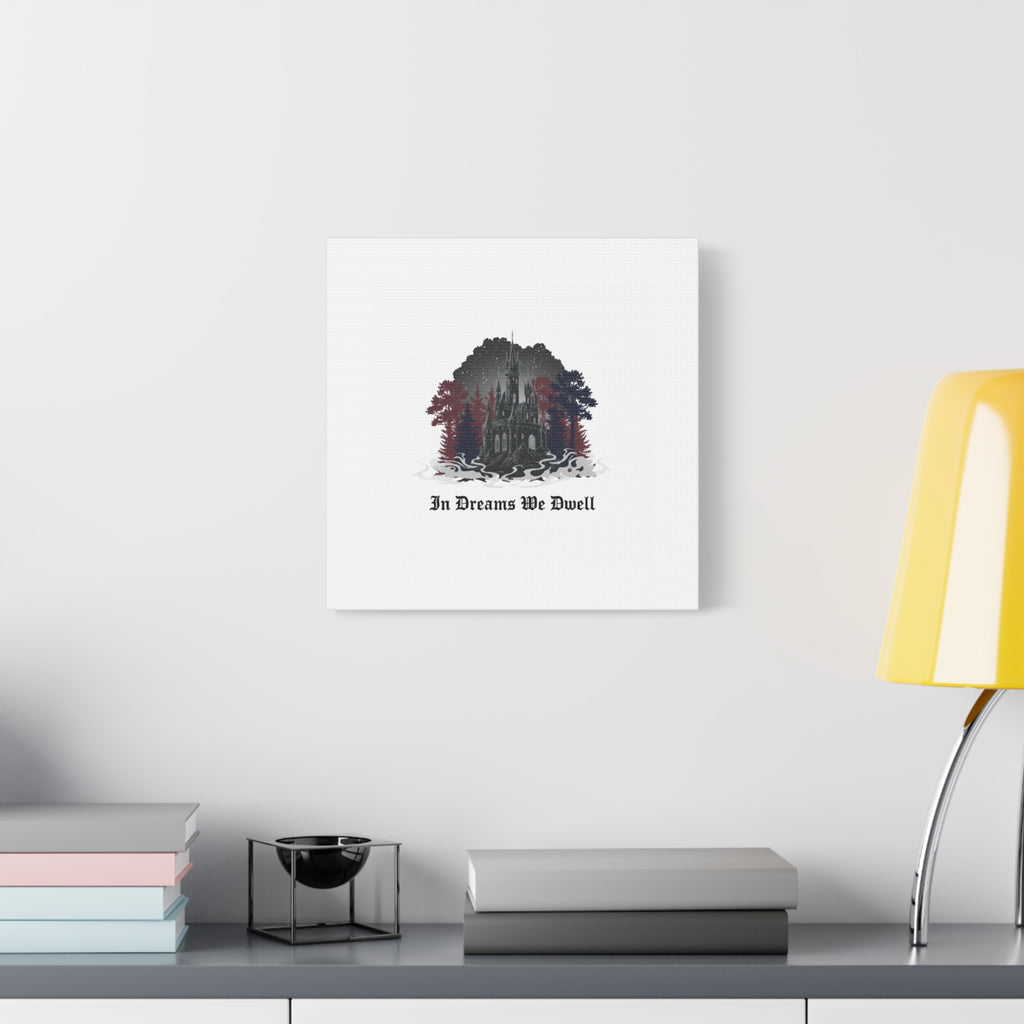 In Dreams We Dwell Castle Art, Matte Canvas | Castlecore, Gothic Wall Art