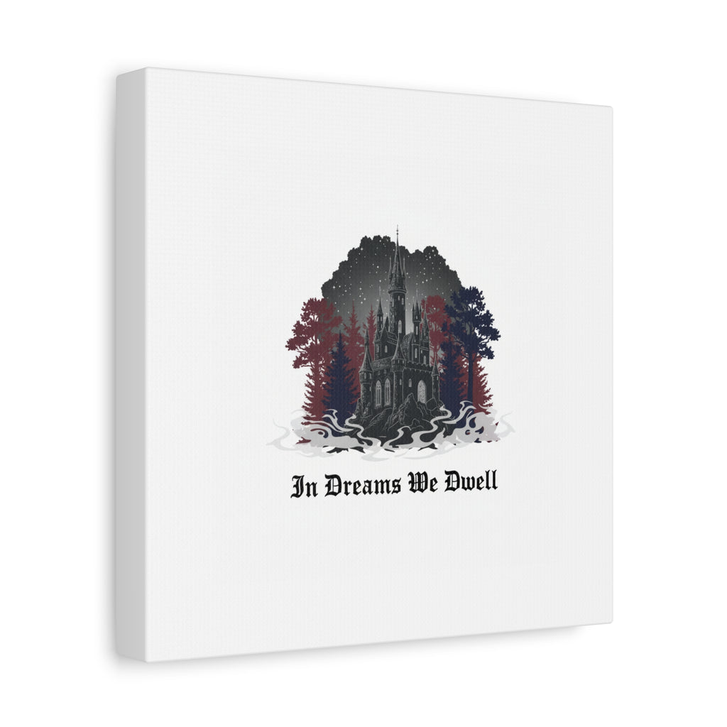 In Dreams We Dwell Castle Art, Matte Canvas | Castlecore, Gothic Wall Art