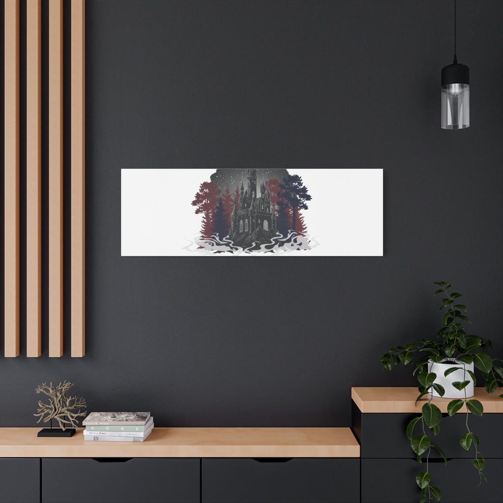 In Dreams We Dwell Castle Art, Matte Canvas | Castlecore, Gothic Wall Art