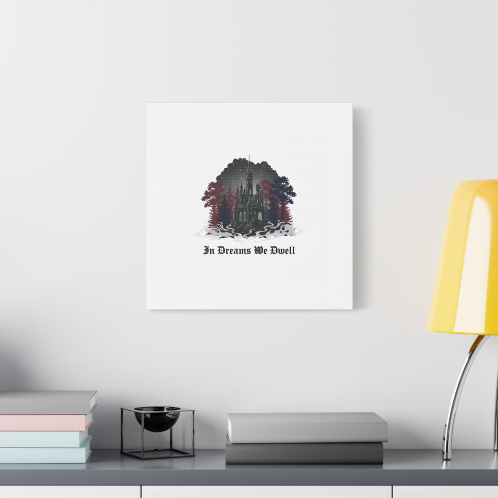In Dreams We Dwell Castle Art, Matte Canvas | Castlecore, Gothic Wall Art