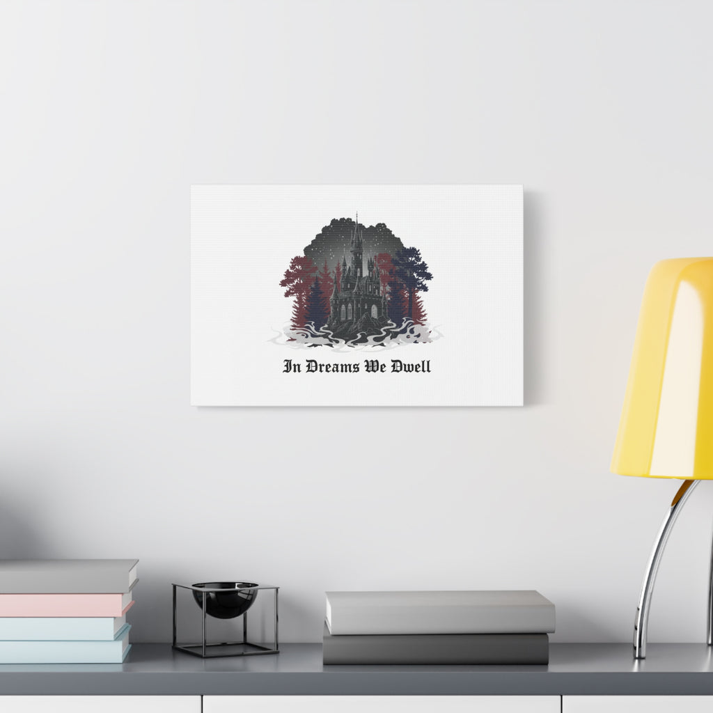 In Dreams We Dwell Castle Art, Matte Canvas | Castlecore, Gothic Wall Art