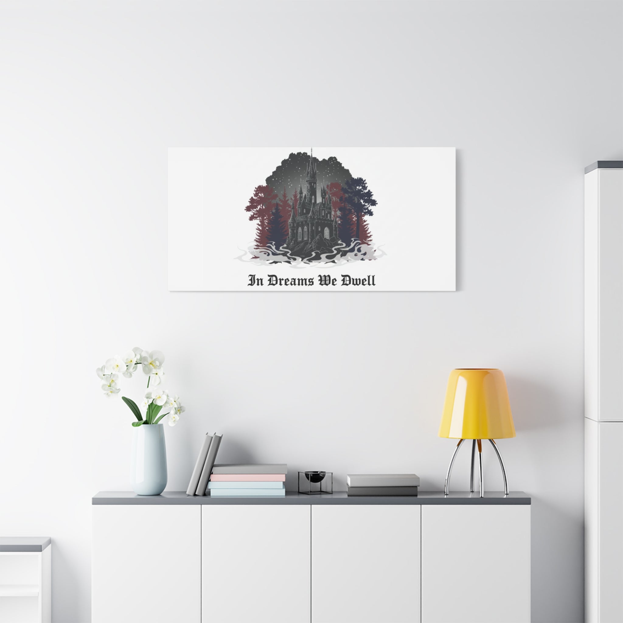 In Dreams We Dwell Castle Art, Matte Canvas | Castlecore, Gothic Wall Art