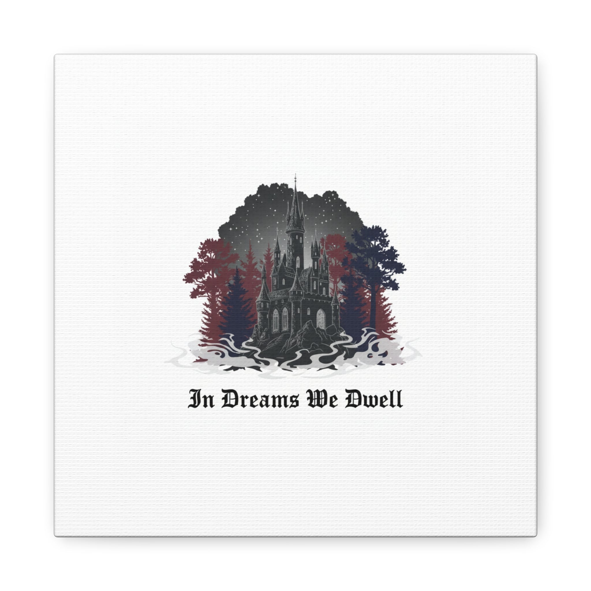 In Dreams We Dwell Castle Art, Matte Canvas | Castlecore, Gothic Wall Art