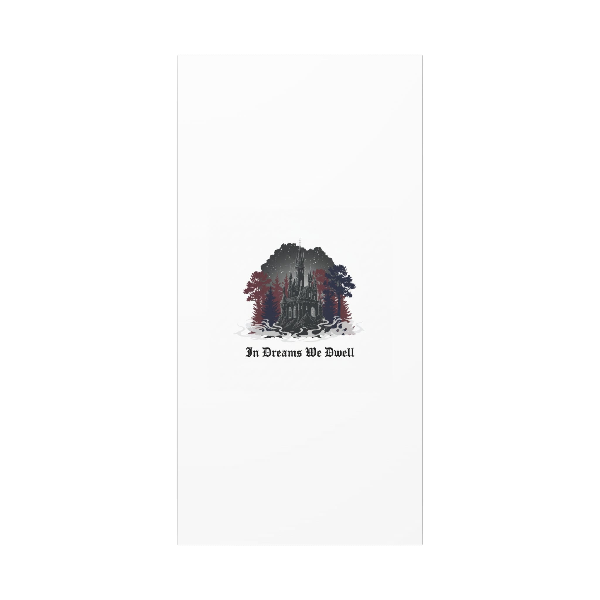 In Dreams We Dwell Castle Art, Matte Canvas | Castlecore, Gothic Wall Art