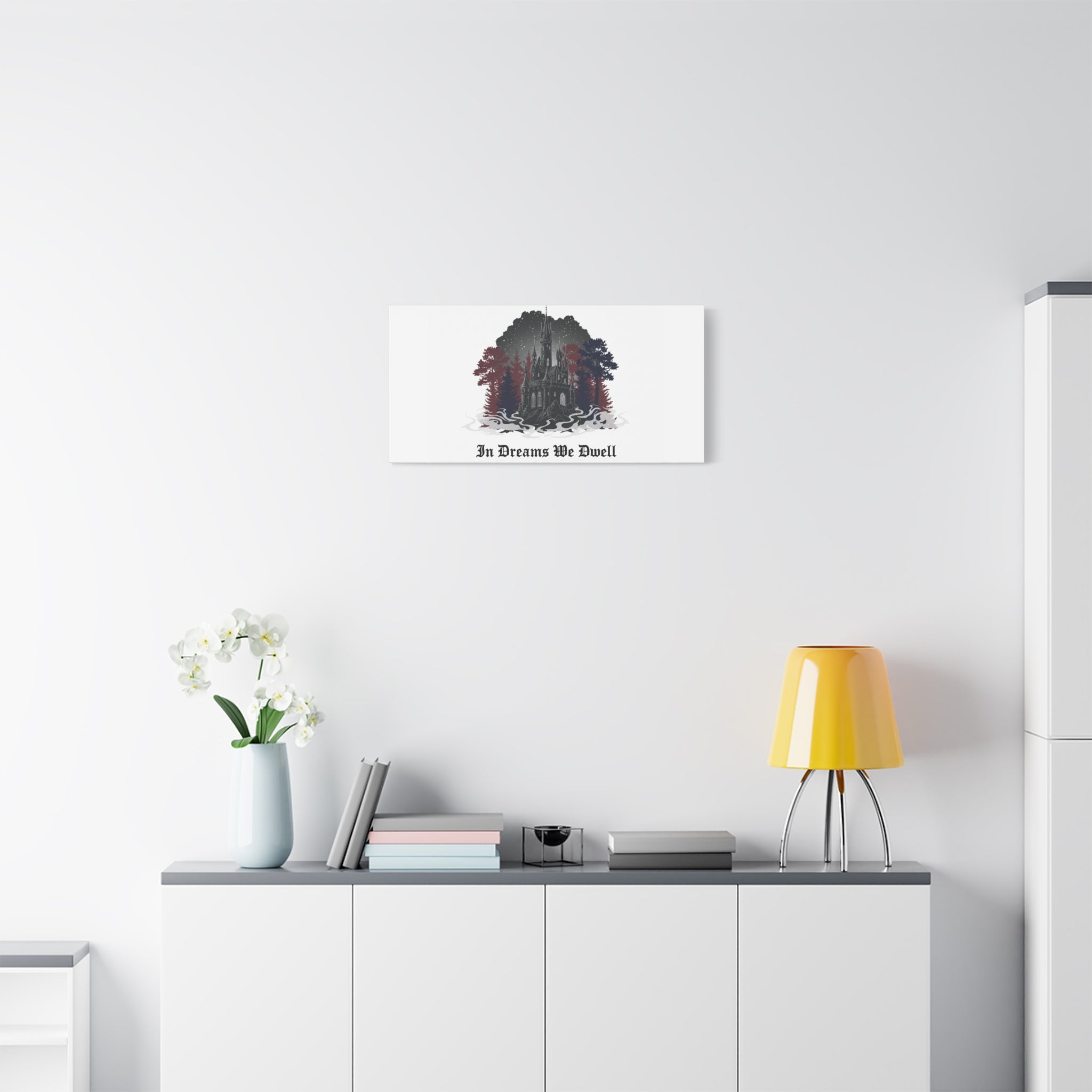 In Dreams We Dwell Castle Art, Matte Canvas | Castlecore, Gothic Wall Art