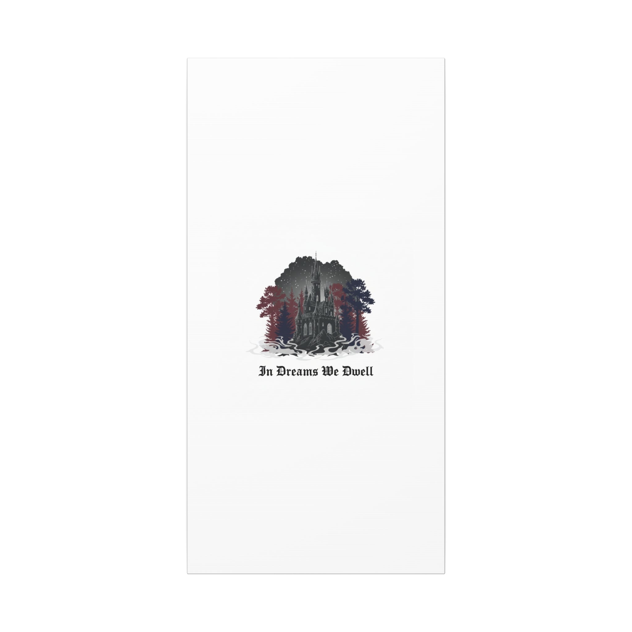 In Dreams We Dwell Castle Art, Matte Canvas | Castlecore, Gothic Wall Art