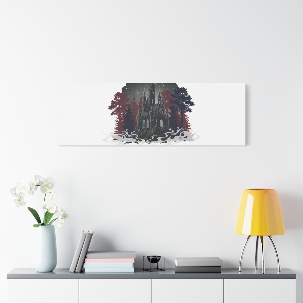 In Dreams We Dwell Castle Art, Matte Canvas | Castlecore, Gothic Wall Art