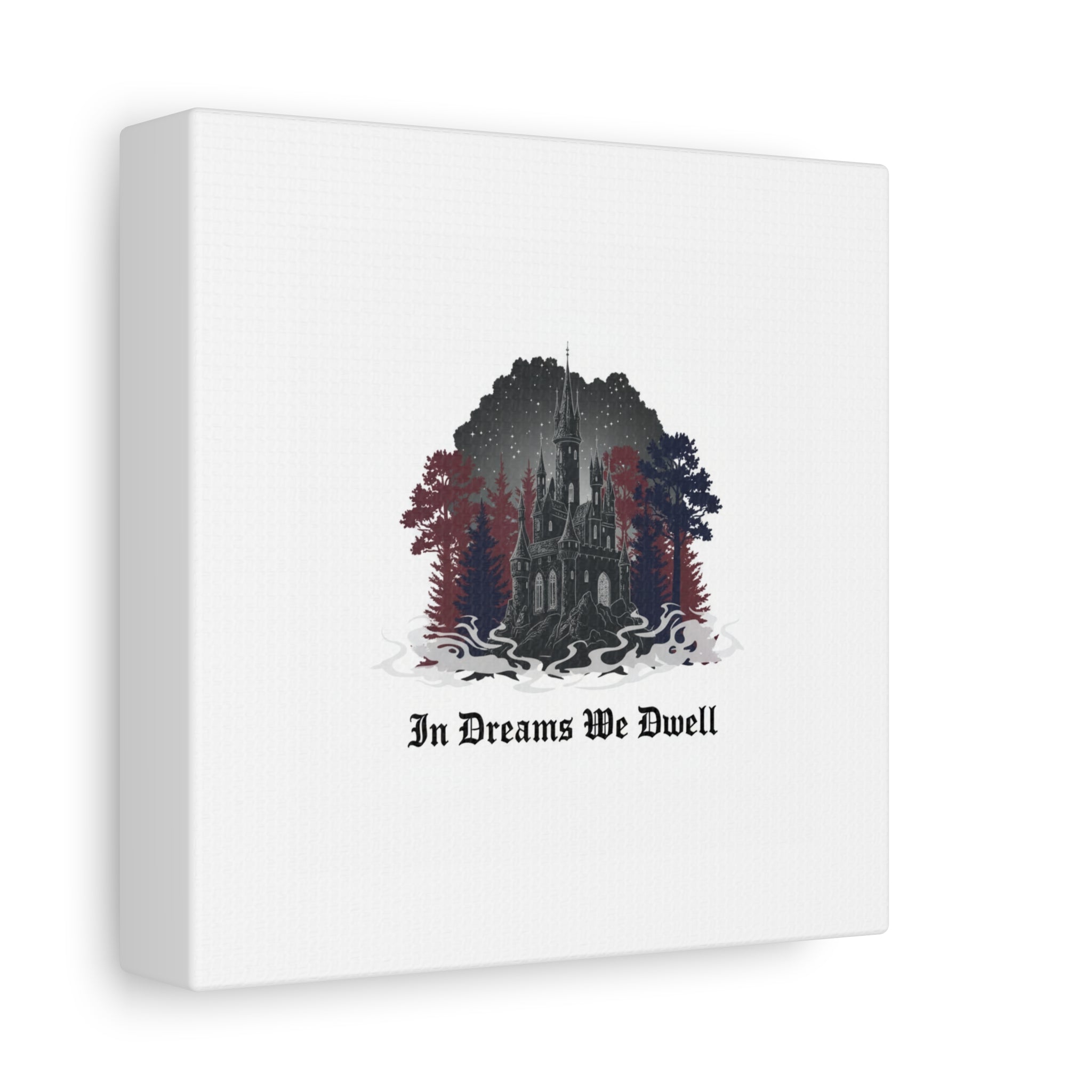 In Dreams We Dwell Castle Art, Matte Canvas | Castlecore, Gothic Wall Art