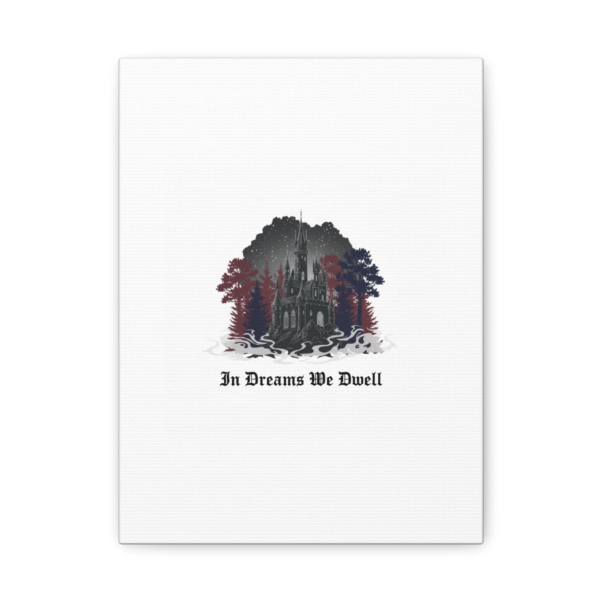 In Dreams We Dwell Castle Art, Matte Canvas | Castlecore, Gothic Wall Art